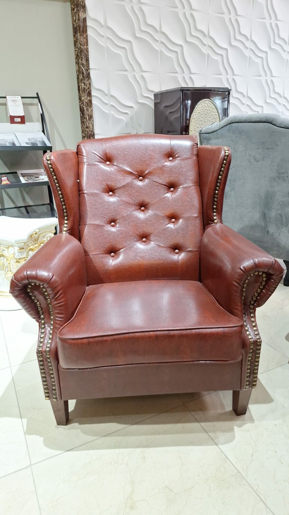 Chesterfield Sessel Loungesessel Clubsessel Cocktailsessel Leder Sessel Sofort