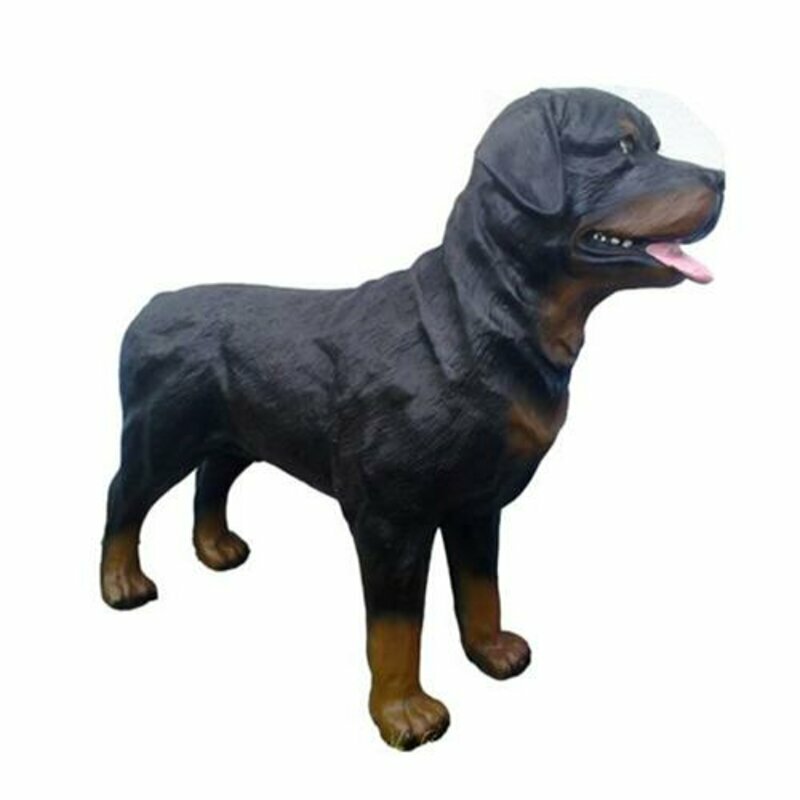 Deko Figur Statue Skulptur 70 cm Figuren Statuen Skulpturen Garten Hund (A23)