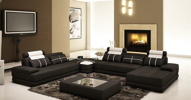 Wohnlandschaft Sofa Couch Polster Ecksofa Garnitur U Form Eck Neu