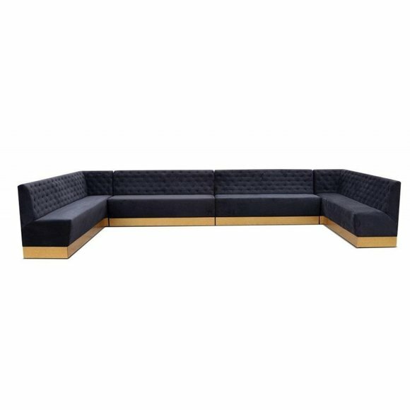 Chesterfield Hotel Disco Caffee Bar Kaffee Lounge Sofa Möbel Preis für 1lfm.