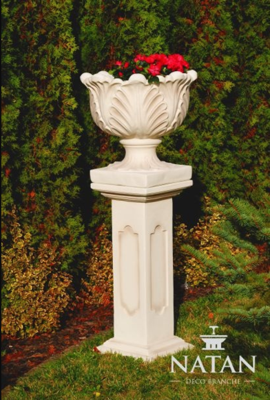 Gefäss Garten Blumenkorb Blumen Terrasse Dekoration Statue Figuren