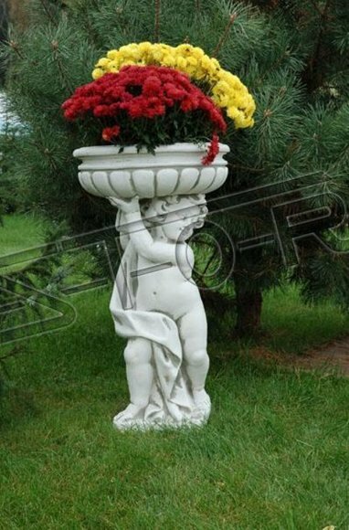 Blumenkübel Pflanz Kübel Dekoration Figur Blumentöpfe Garten Vasen