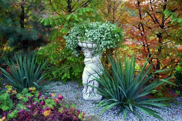 Blumenkübel Pflanz Kübel Dekoration Figur Blumentöpfe Garten Vasen