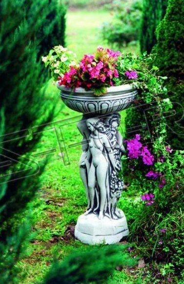 Blumenkübel Pflanz Kübel Dekoration Figur Blumentöpfe Garten Vasen 162