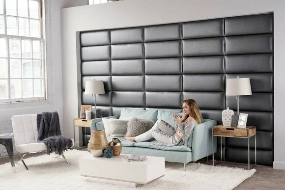 Gepolsterte Wandverkleidung Chesterfield Wandpaneel Paneel Polsterwand