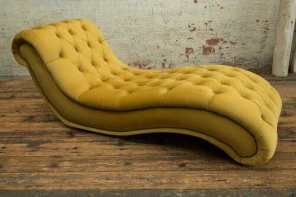 Chesterfield Chaiselongues Sofa Liege Chaise Club Relax Liegen Leder