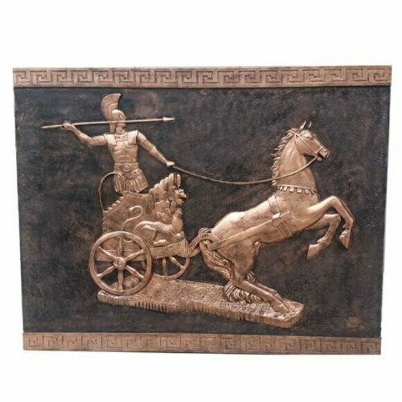 Bild Alexander der Große Relief Figur Statue Skulptur 184x143 Figuren Neu R113B