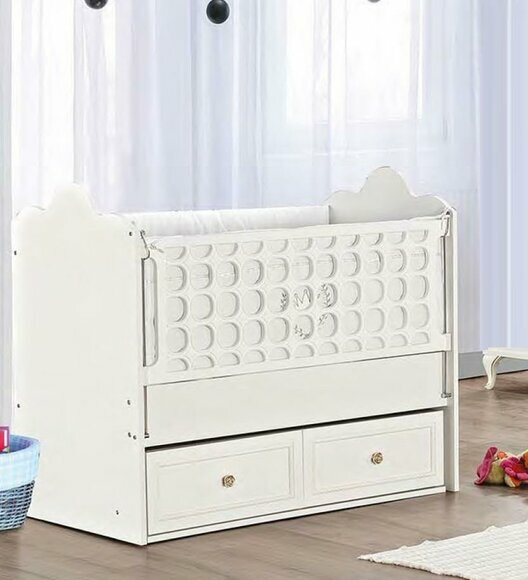 Babybett Schlafzimmer Säugling Betten Möbel Kinderzimmer Babybetten Landhaus Neu