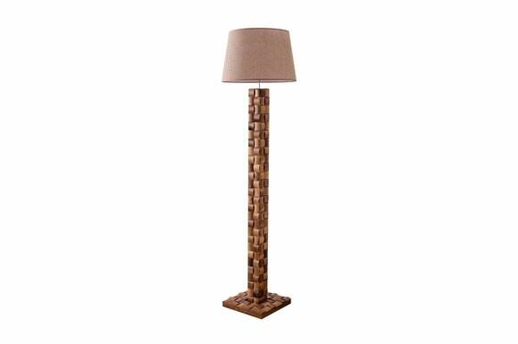 Stehleuchte Stehlampe Stand Steh Leuchten Lampen Braun Modern Lampe Möbel Neu