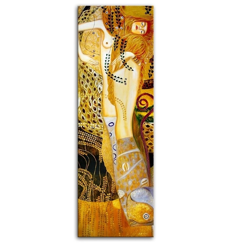 GUSTAV KLIMT - Ölbild Gemälde Leinwand Ölbild Bild Bilder 50X150CM G06772 Sofort