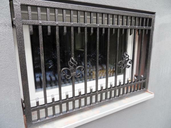 Fensterschutz Gitter Einbruchschutz Schmiedeeisen Maßanfertigung Neu 