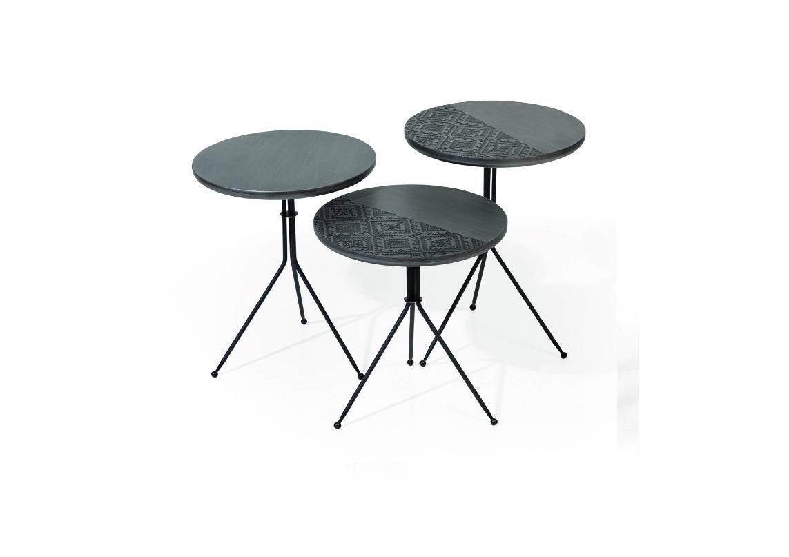 Set 3x Beistelltisch Designer Wohnzimmer Tische luxuriös Kaffeetisch Tisch