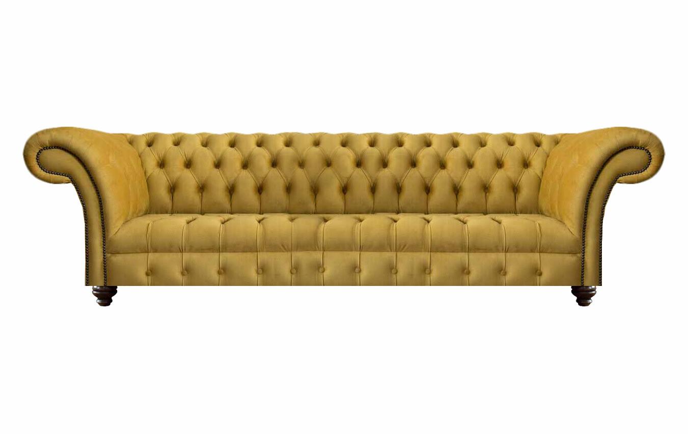 Luxus Design Möbel Sofa Viersitzer Couch Wohnzimmer Sitz Chesterfield