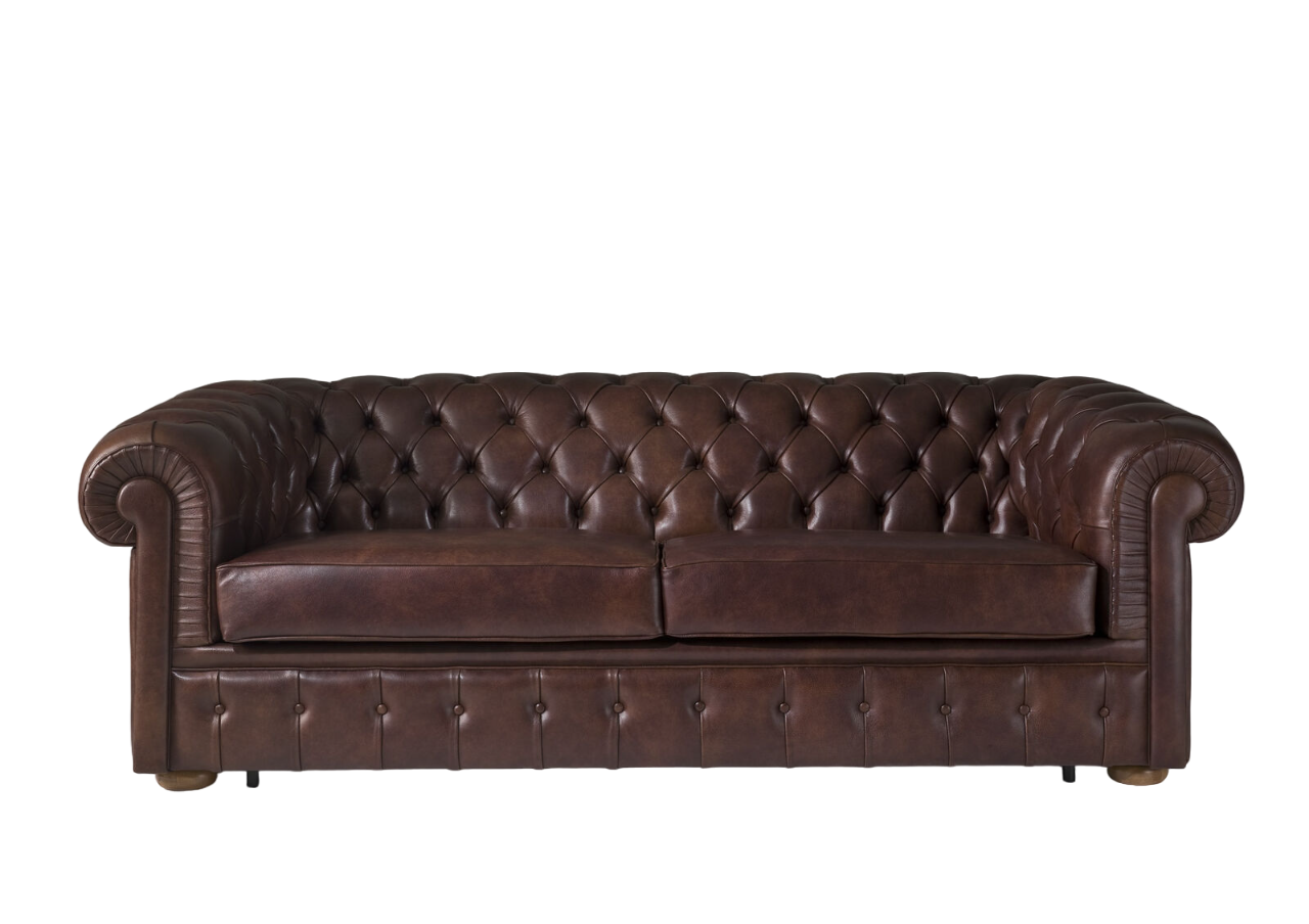 Chesterfield Sofa Polster Couch 3 Sitzer Schlafsofa + Bettfunktion Sofort