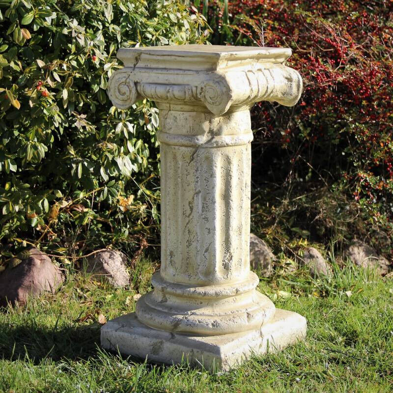 Sockel Säule Stein Statuen Garten Dekoration Podest Skulptur Steinsäule 3011