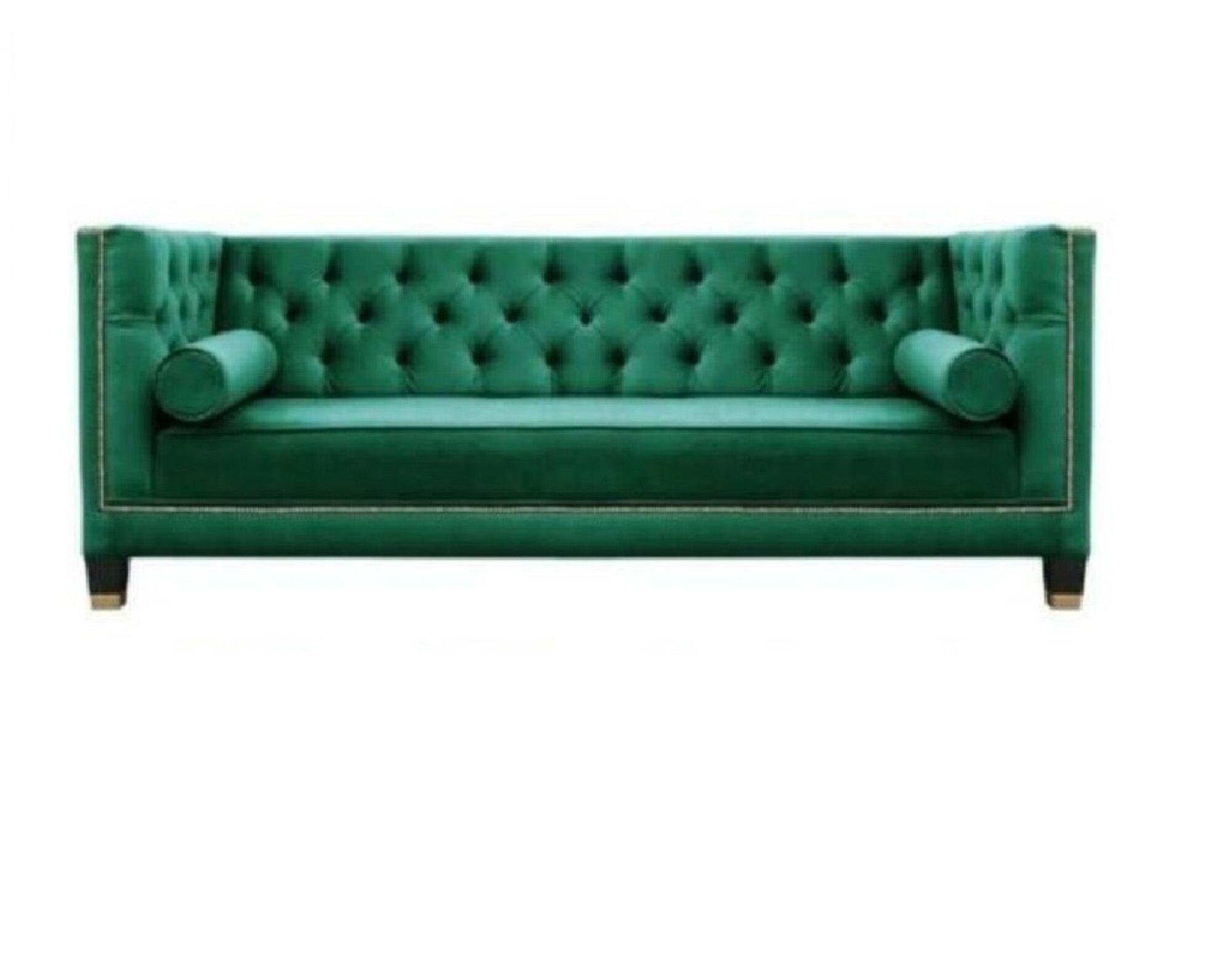 Grüne Chesterfield Textil Modern Design Textilsofa Möbel Sofa Stoffsofa