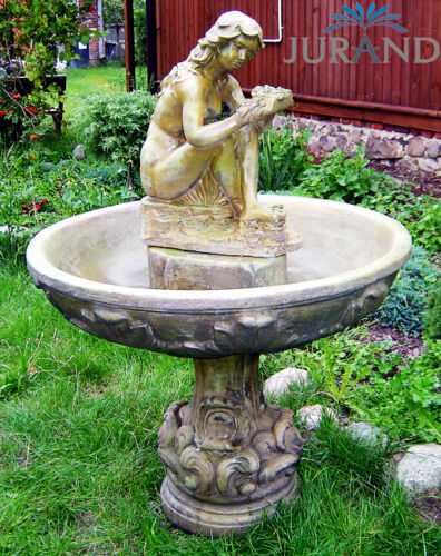 Springbrunnen Fontäne Zierbrunnen Garten Deko 1038 Brunnen 160 cm Steinguss