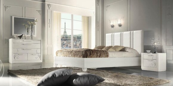 Doppelbetten Bett Modern Bettgestell Betten Doppel Bettrahmen Polster Design