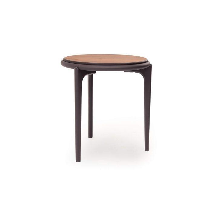 Edler Runder Beistelltisch Wohnzimmer Kaffeetisch Designer Holz Möbel