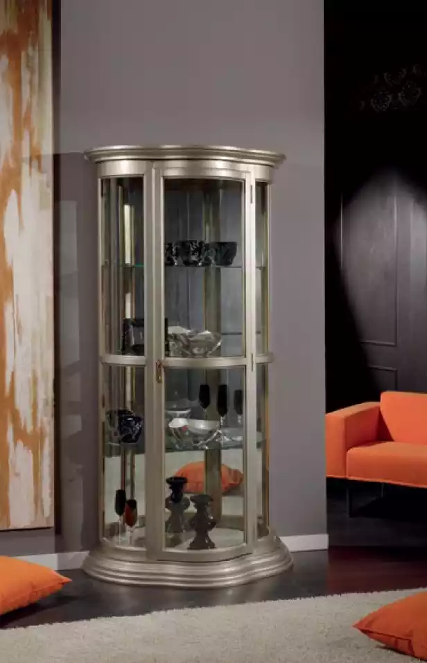 Wohnzimmer Anrichte Glas Schrank Vitrine Wohnzimmer Anrichte Holz Möbel