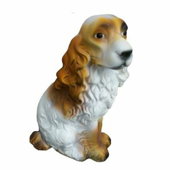 Deko Figur Statue Skulptur 38 cm FIguren Statuen Skulpturen Garten Hund (A19)