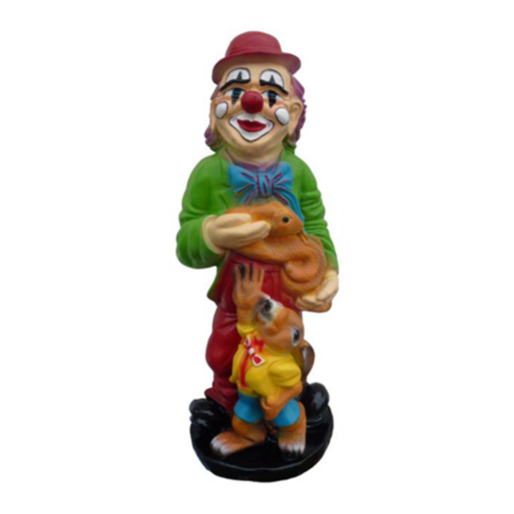 Clown Witzige Figur Statue 75 cm Figuren Garten Dekoration Skulptur Statuen