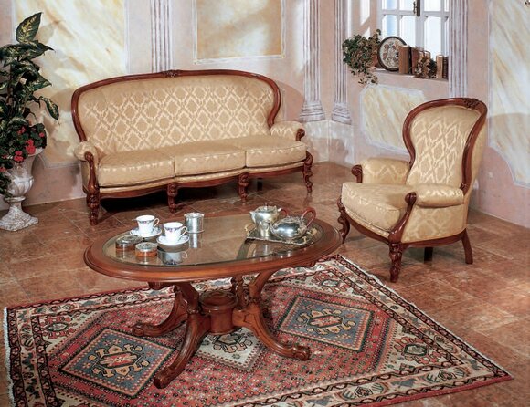 Sofagarnitur Couch Sofa Sessel Couchtisch Italienischen Möbel