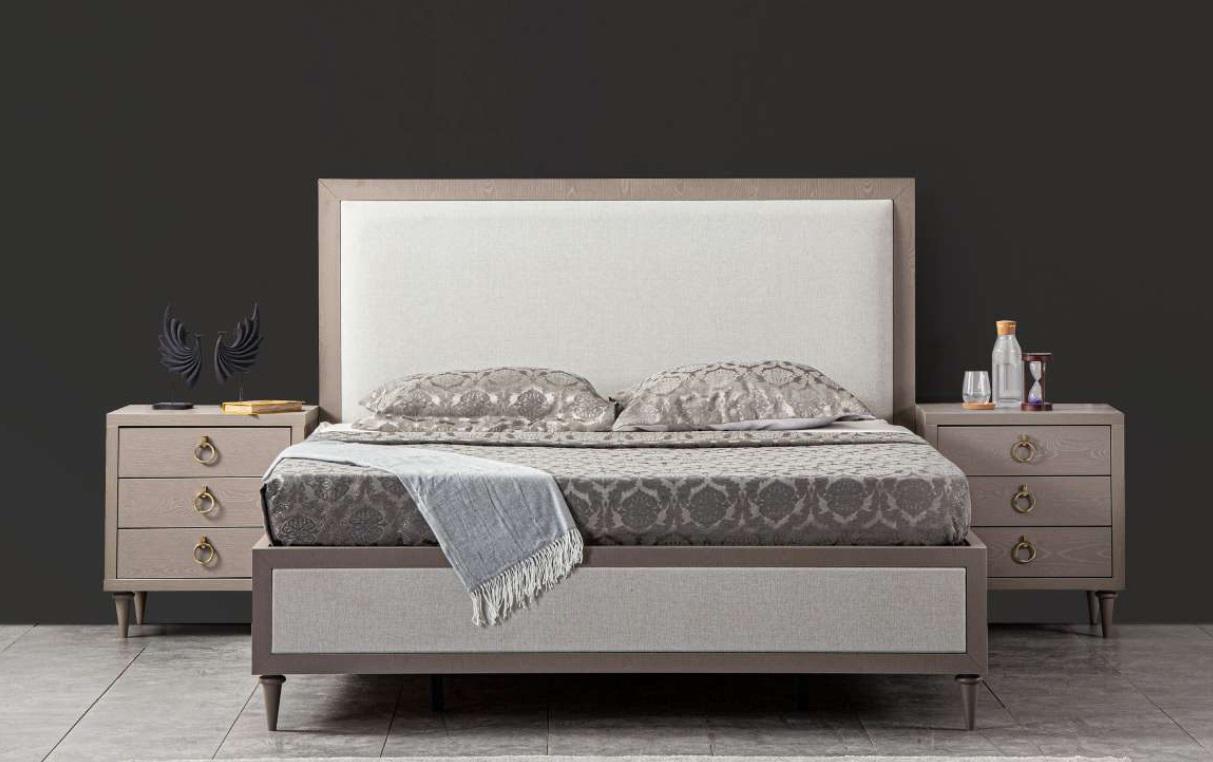 Bett Schlafzimmer Set Design Luxus Bette Neu Möbel 2x Nachttische 3tlg.