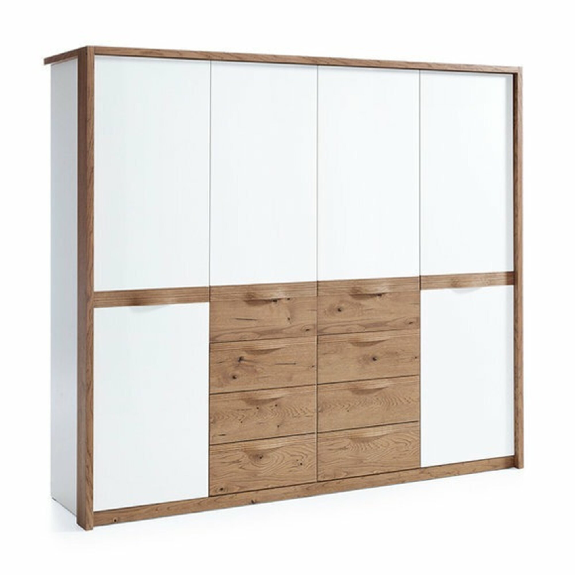 Klassische Schränke Schrank Eckschrank Kleiderschrank Holzschrank - CM-4D