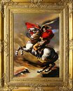 Napoleon Klassisches Gemälde Ölbild Bild Bilder Echt Holz Rahmen Jacques David