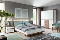 Klassisches Bett Betten Ehebett Doppelbett Holzbett Landhaus - Model CM-B4