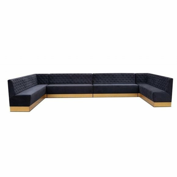 Chesterfield Hotel Disco Caffee Bar Kaffee Lounge Sofa Möbel Preis für 1lfm.