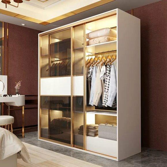 edler Schrank Luxus Schwebetüren Design Schlaf Zimmer Schränke Kleider