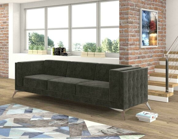 Design Sofa 3 Sitzer Chesterfield Couch Polster Sofas Designsofa Dreisitzer Neu