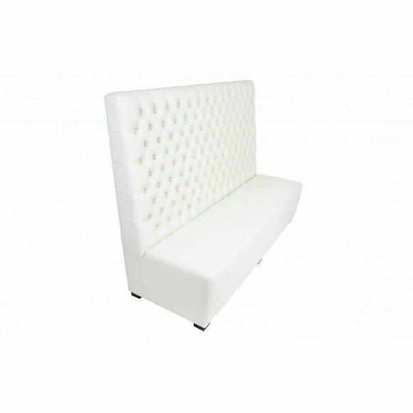 Amerikanische Bank Sitz Bänke Chesterfield Restaurant Laden Sofa Leder Couch Neu