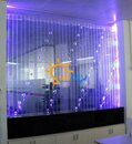 Moderne Trennwand Wasser Wände LED Wasserwand Beleuchtete Wand Säulen 200x200cm