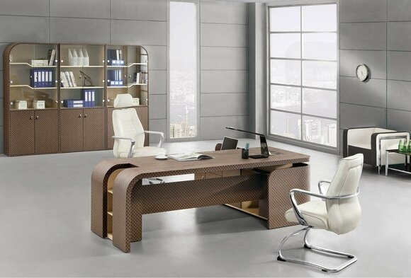 Büromöbel Komplettset Home Office Arbeitszimmer Schreibtisch Schrank Designmöbel