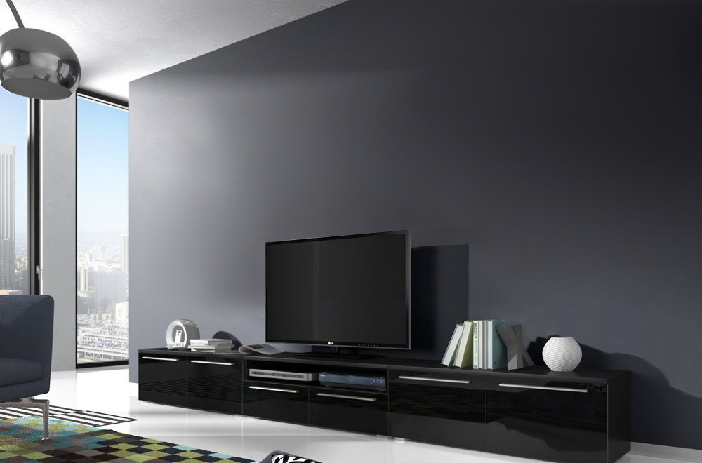Hochglanz Wohnzimmer Sideboard Modern Lowboard TV-Ständer Möbel Neu Sofort