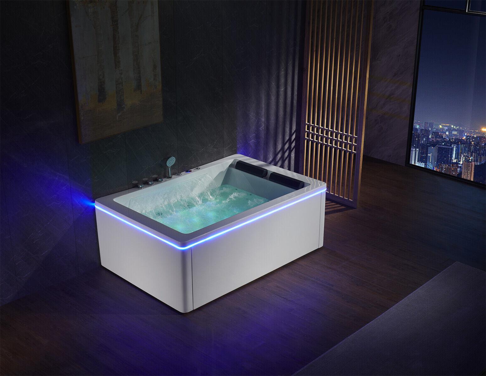 Whirlpool Eckbadewanne Badewanne Wanne Spa Home 2 Personen Whirlwanne Whirlwanne