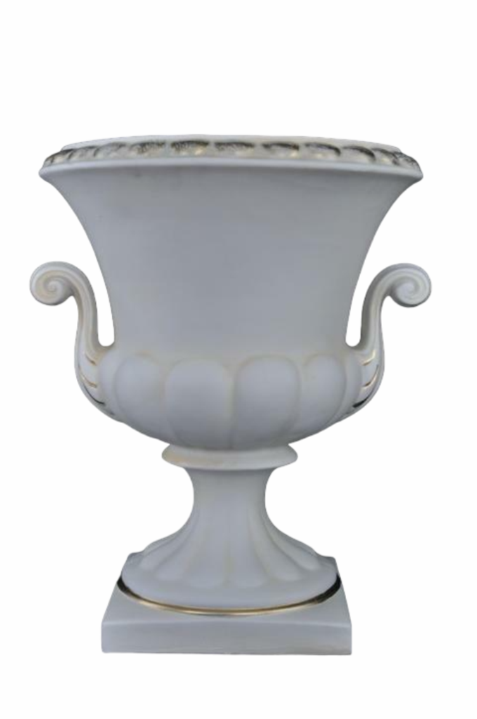 XXL Design Blumen Topf Dekoration Vase Vasen Handarbeit Deko Kelch Pokal Sofort