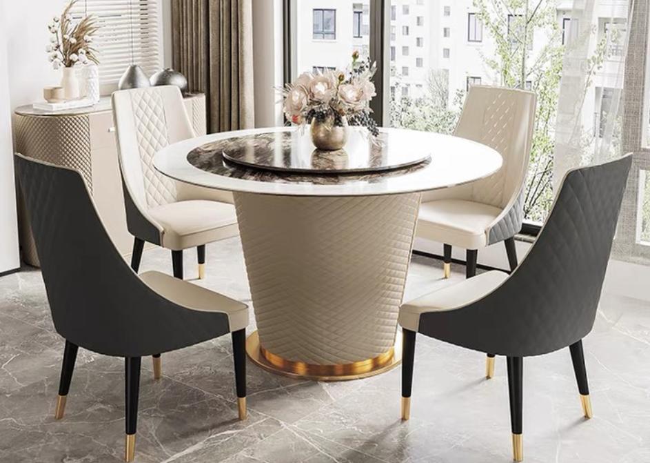 Marmor Esstisch Moderne Esszimmer Küche Tische Design Tisch Rund Sofort