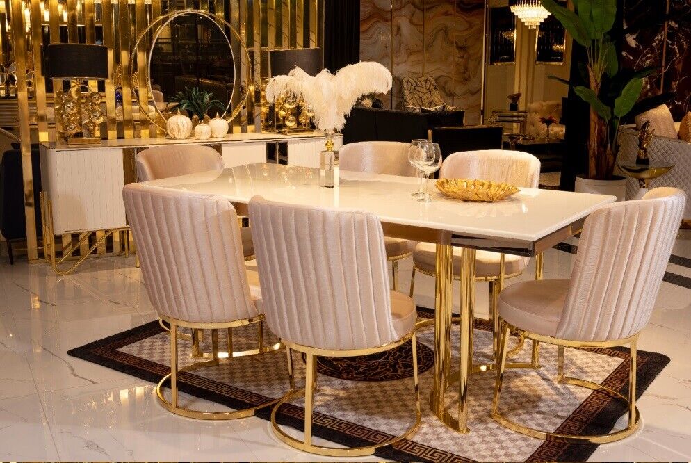 Esstisch Tisch Esszimmer Wohnzimmer Luxus Design Tische Neu Sofort