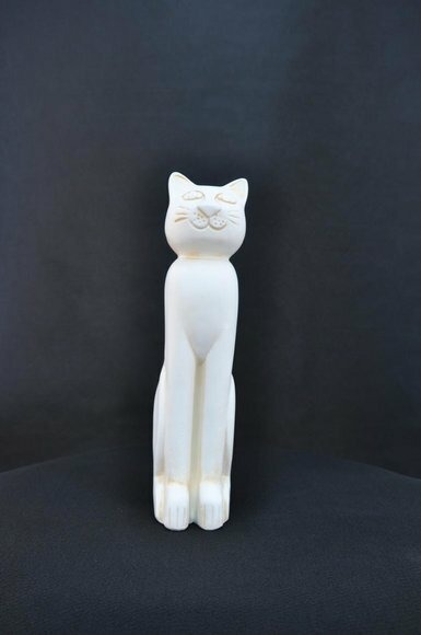 42cm XXL Design Katze Dekoration Figur Skulptur Acryl Deko Statue Figuren Sofort