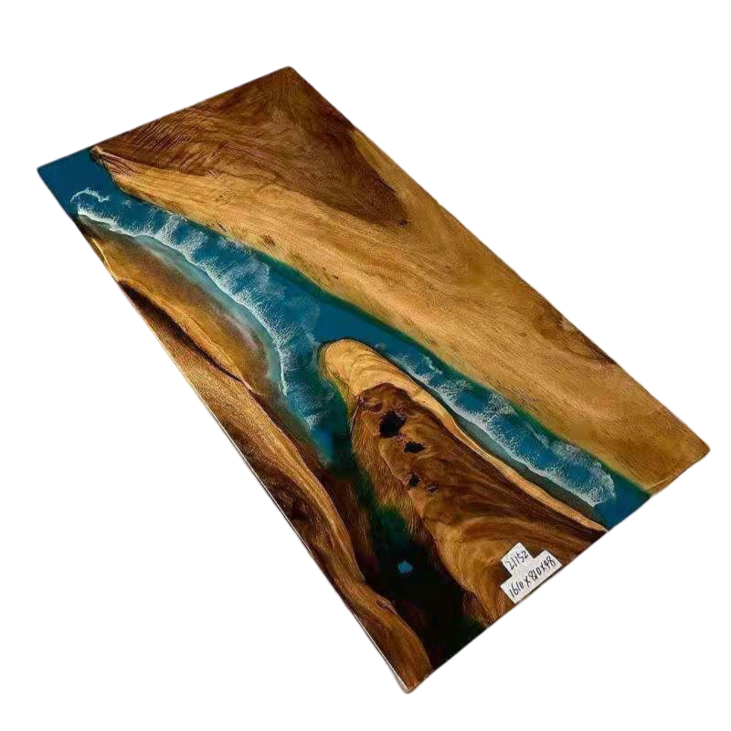 Esstisch Wasser Echtes Holz Flusstisch 161x81 Tische Epoxidharz Sofort
