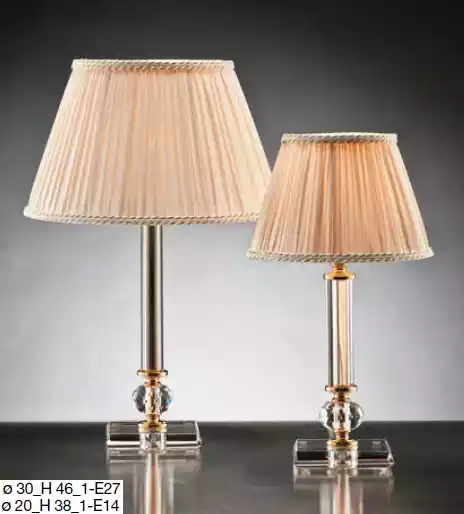 Klassische Kristall Stehlampe Schreibtisch Beleuchtung Luxus Möbel Neu