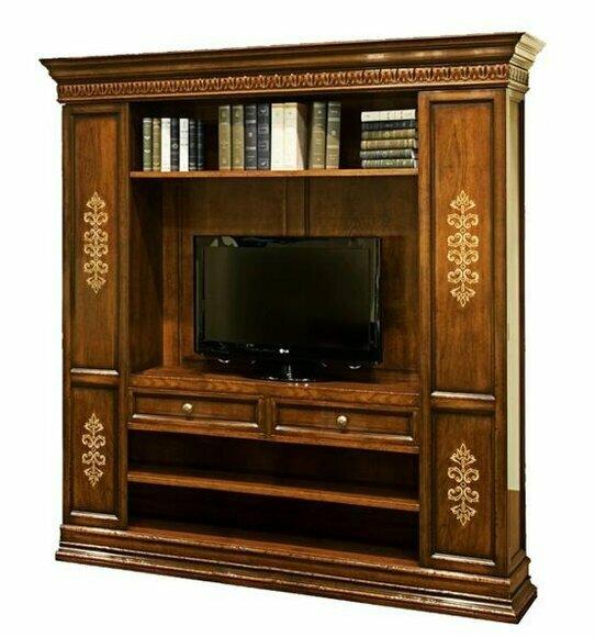 TV Schrank Fernsehkommode Lowboard Holz Art déco Sideboard Stand Wohnzimmer rtv