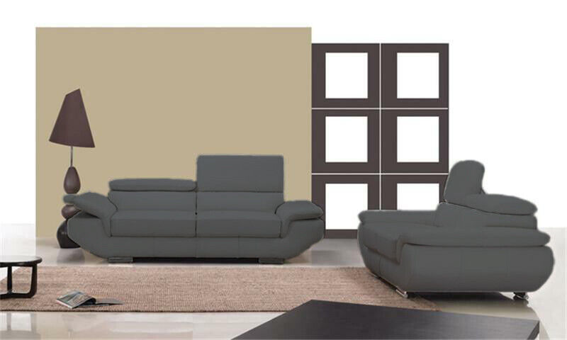 Luxus Möbel Sofagarnitur Couch Sofa Polster 3+2 Ledersofa Sofort