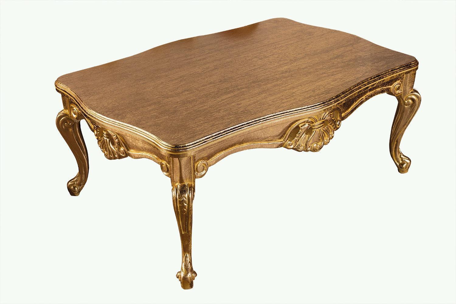 Luxus Couchtisch Tisch Barock Rokoko Tische Rechteckig Sofort