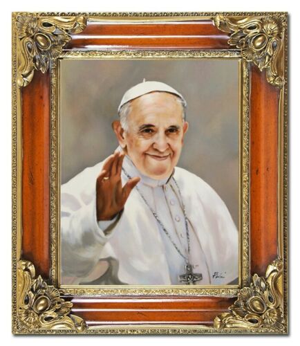 Religion Papst Franziskus Handarbeit Ölbild Bild Ölbilder G95271 Sofort