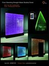 Wandpaneel Trennwand Wasser Wand LED Wasserwand Design Beleuchtet 250x200 Wände